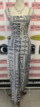Load image into Gallery viewer, Navy/Cream Summer Jumpsuit