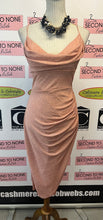 Load image into Gallery viewer, Bombshell Rose Gold Strappy Dress (Size L)