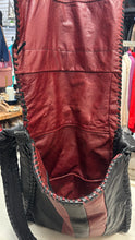 Load image into Gallery viewer, Genuine Leather Two Toned Messenger Bag
