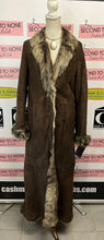 Cargar imagen en el visor de la galería, NWT Andrew Marc 100% Sherling Long Trench Coat (Size M/L)