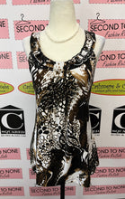 Load image into Gallery viewer, Lana Lee Brown Print Tank (Size M)