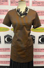 Load image into Gallery viewer, Copper Houndstooth Tunic (Size M)