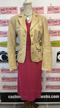 Load image into Gallery viewer, *AS-IS* Danier Tan Cropped Genuine Leather Coat (Size M)