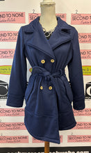 Load image into Gallery viewer, Bigchill Royal Blue Belted Coat (Size S)