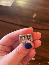 Load image into Gallery viewer, I Heart Harley Davidson Gem Ring (Size 8/9)