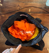 Load image into Gallery viewer, Black Floral Tote Purse