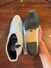 Load image into Gallery viewer, Western White Leather Booties (Size 9)
