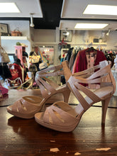 Load image into Gallery viewer, Le Chateau Strappy Nude Heels (Size 10)