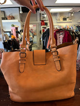 Load image into Gallery viewer, Oversized Orange Tote Purse