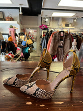 Load image into Gallery viewer, Call It Spring Snake Print Stiletto Heels (Size 10)