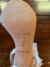 Load image into Gallery viewer, Kate Spade Ivory Flower Heels with Box (Size 7.5)