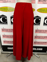 Load image into Gallery viewer, Red Coral Cherry Red Stretch Palazzo Pant (Size S)