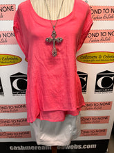 Load image into Gallery viewer, Hot Pink Layered Shirt (Size L)