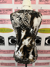 Load image into Gallery viewer, Lana Lee Brown Print Tank (Size M)