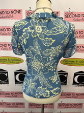 Load image into Gallery viewer, Vintage Emma James Ruffle Button Blouse (Size 12P)