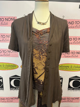 Load image into Gallery viewer, Unique Short Sleeve Cardigan (Size M)