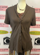 Load image into Gallery viewer, Unique Short Sleeve Cardigan (Size M)