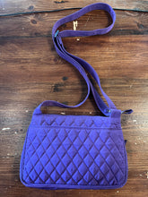 Load image into Gallery viewer, Vera Bradley Quilted Purple Crossbody
