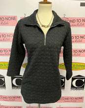 Load image into Gallery viewer, Textured Half Zip Sweater (Size M)