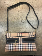 Load image into Gallery viewer, Thompson Camel Plaid Crossbody Purse