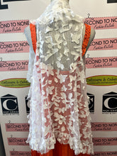 Load image into Gallery viewer, White Sheer Sleeveless Overlay (One Size Fits Most)