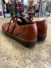 Load image into Gallery viewer, Rieker Brown Leather Lace Up Sandals (Size 12/EU 43)