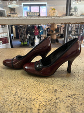 Load image into Gallery viewer, Franco Sarto Leather Red Heels (Size 6.5)