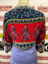 Load image into Gallery viewer, Floral Tie Front Shawl (Size M)