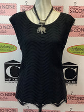 Load image into Gallery viewer, Wave Lace Overlay Tank (Size S)