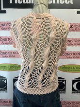 Load image into Gallery viewer, Pink Crochet Top (Size L/XL)