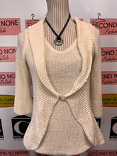 Load image into Gallery viewer, Knitted Cream Fooler Sweater (Size M)