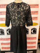 Load image into Gallery viewer, NWT Nemidor Black Lace Bodice Dress (Size 20)