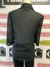Cargar imagen en el visor de la galería, Temptation Red & Black Sequin Button Up (Size M)