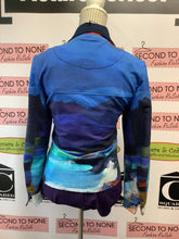 Cargar imagen en el visor de la galería, Watercolour Art Scene Print Jacket (Size L)