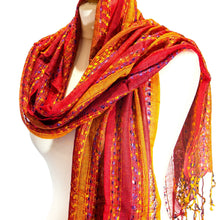 Cargar imagen en el visor de la galería, Indian Slub Scarf (6 Colors)