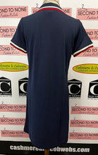 Load image into Gallery viewer, Navy Cotton-Blend T-Shirt Dress
