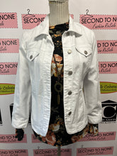 Cargar imagen en el visor de la galería, White Denim Jacket (Size PS)