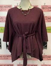 Load image into Gallery viewer, Charlie Paige Belted Shawl Top (One Size)