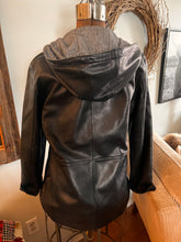 Load image into Gallery viewer, Danier Leather & Herringbone-Lined Mid-Length Coat (Size Small)