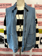 Load image into Gallery viewer, Vintage Traditions Heavy Denim Vest (Size 18)