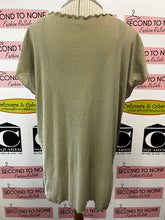 Cargar imagen en el visor de la galería, Moss Green Cover Up Top (Size S/M))