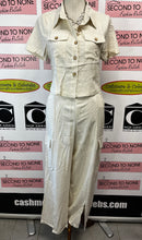 Charger l'image dans la galerie, Cropped Linen-Look Button-Front Top