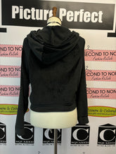 Load image into Gallery viewer, Bluenotes Velour Zip Up Sweater (Size L)