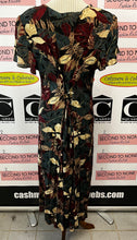 Load image into Gallery viewer, Vintage Chablis Palm Leaf Dress (Size M/L)