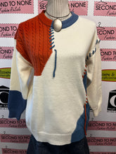 Cargar imagen en el visor de la galería, Patchwork Knit Sweater (Fits L)