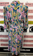 Cargar imagen en el visor de la galería, Vintage D’Allaird’s Vibrant Floral Midi Dress (Fits L)