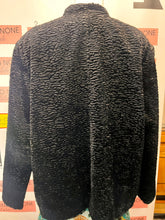 Cargar imagen en el visor de la galería, Alfred Dunner Black Soft Textured Dress Coat (Size M/L)