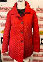 Cargar imagen en el visor de la galería, Novelti Cherry Red Lightweight Quilted Jacket (Size L)