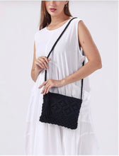 Cargar imagen en el visor de la galería, Black Crochet Bag (Only 1 Left!)