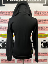 Cargar imagen en el visor de la galería, Burton Lime Green & Black Zip Up Sweater (Size S)